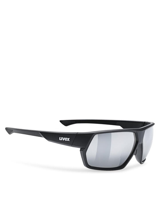 Okulary rowerowe Uvex Sportstyle 238 - black matt/mir.silver