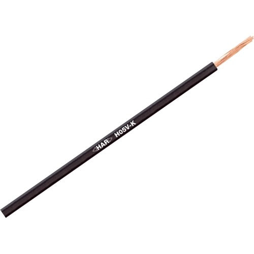 4510011S H05V-K 1x0.50mm² Black Wire 250 m