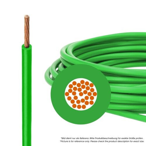 Lapp H05V-K 1 x 0.50 mm² Green Installation Wire 100 m 4510121