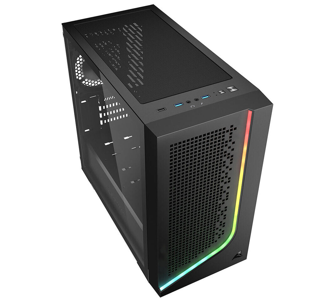 Sharkoon J1000 ARGB - mATX Case - Black