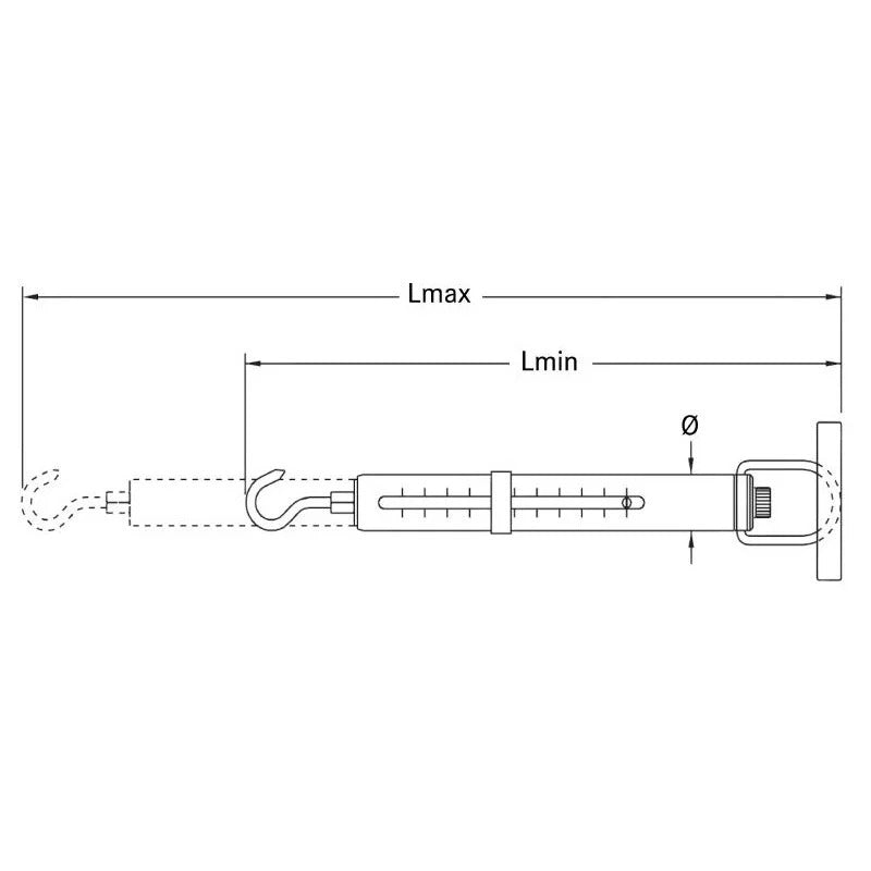 Kern Spring Scale Precision Force Gauge 0.2 N/25 N (283-422)