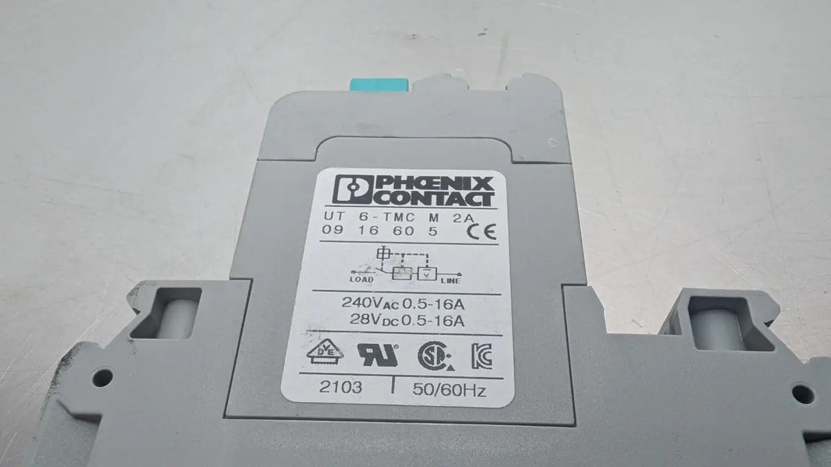 Phoenix Contact Thermal Circuit Breaker 240 V/AC 1 A UT 6-TMC M 1A 6 pcs. (0916604)