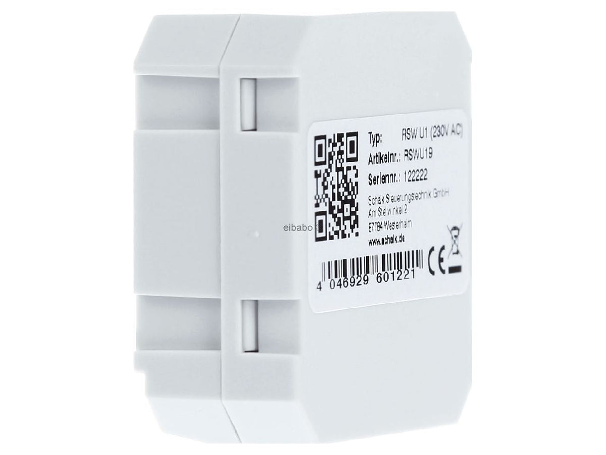 Schalk Control Technology Switching Relay 230VAC 1 Changeover Contact Flush Mount RSW U1 230V AC 43x43x18.5mm RSWU19