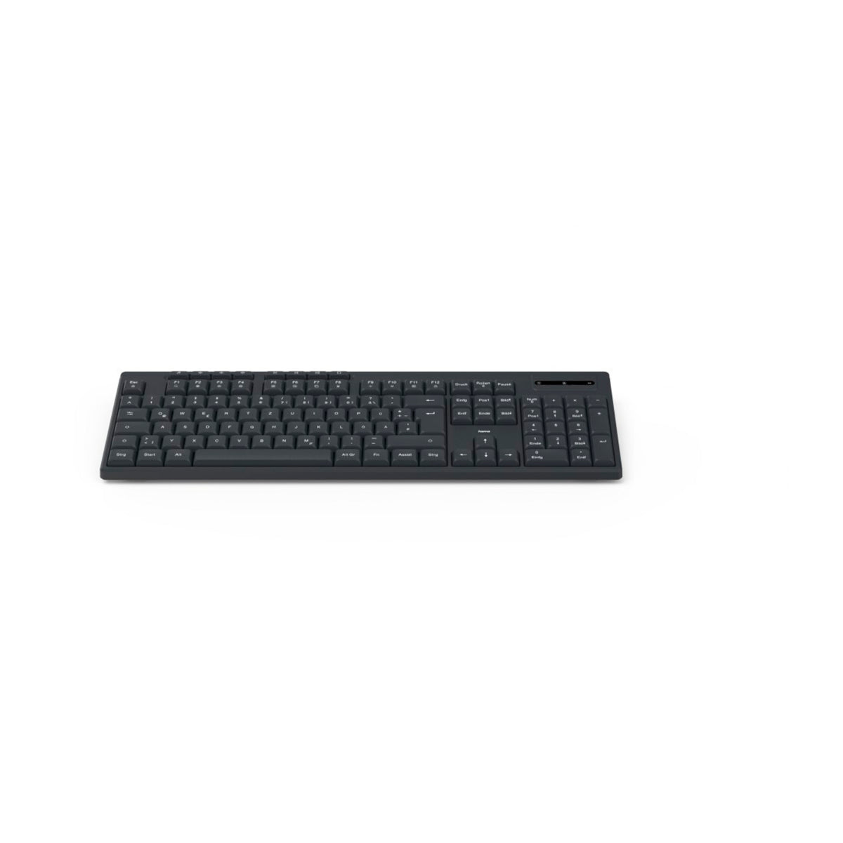 Hama Wireless Keyboard WK-200 Battery Operated 8 Media Keys Black QWERTZ Layout