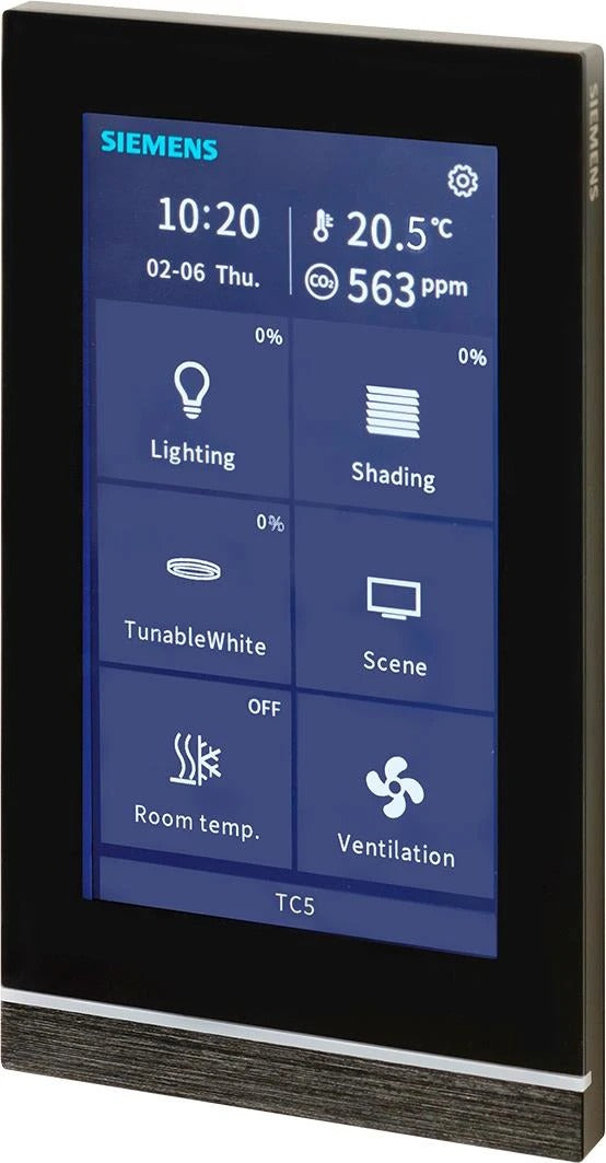 Siemens Dig.Industr. Touch Control TC5 5 Panel, sw UP 205/22 (5WG12052AB22)