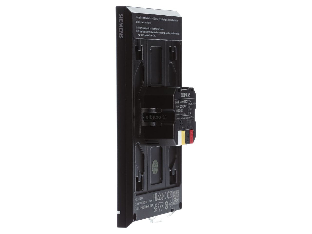 Siemens Dig.Industr. Touch Control TC5 5 Panel, sw UP 205/22 (5WG12052AB22)