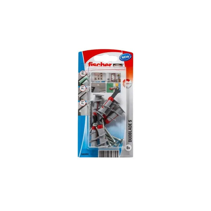Fischer DuoBlade S K NV Plasterboard Dowel Set (545684)