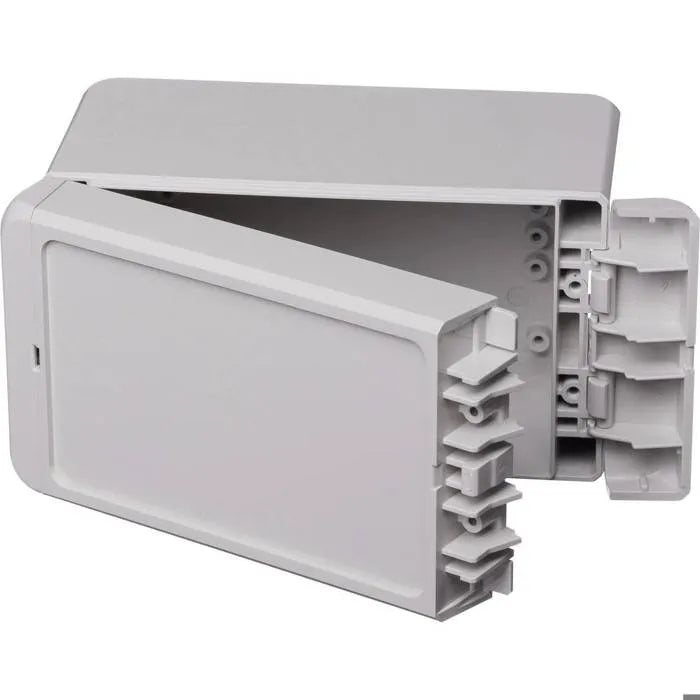 BOPLA Wall-Mounted Enclosure, ABS Light Grey (RAL 7035), 80 x 151 x 90 mm (96033135)