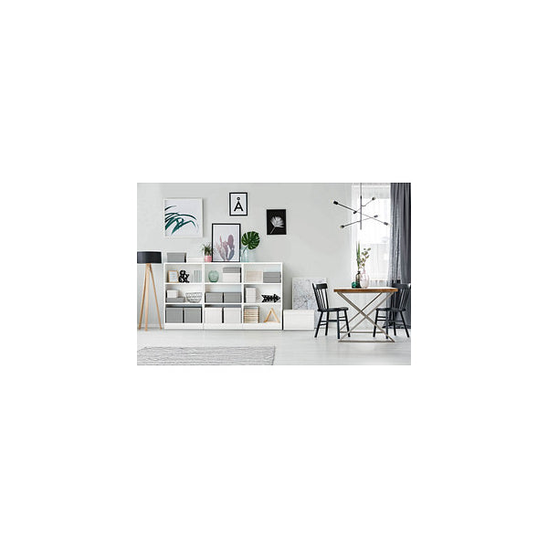 Esselte Home Cube Storage Box Set of 3 White 100% Recycled Cardboard