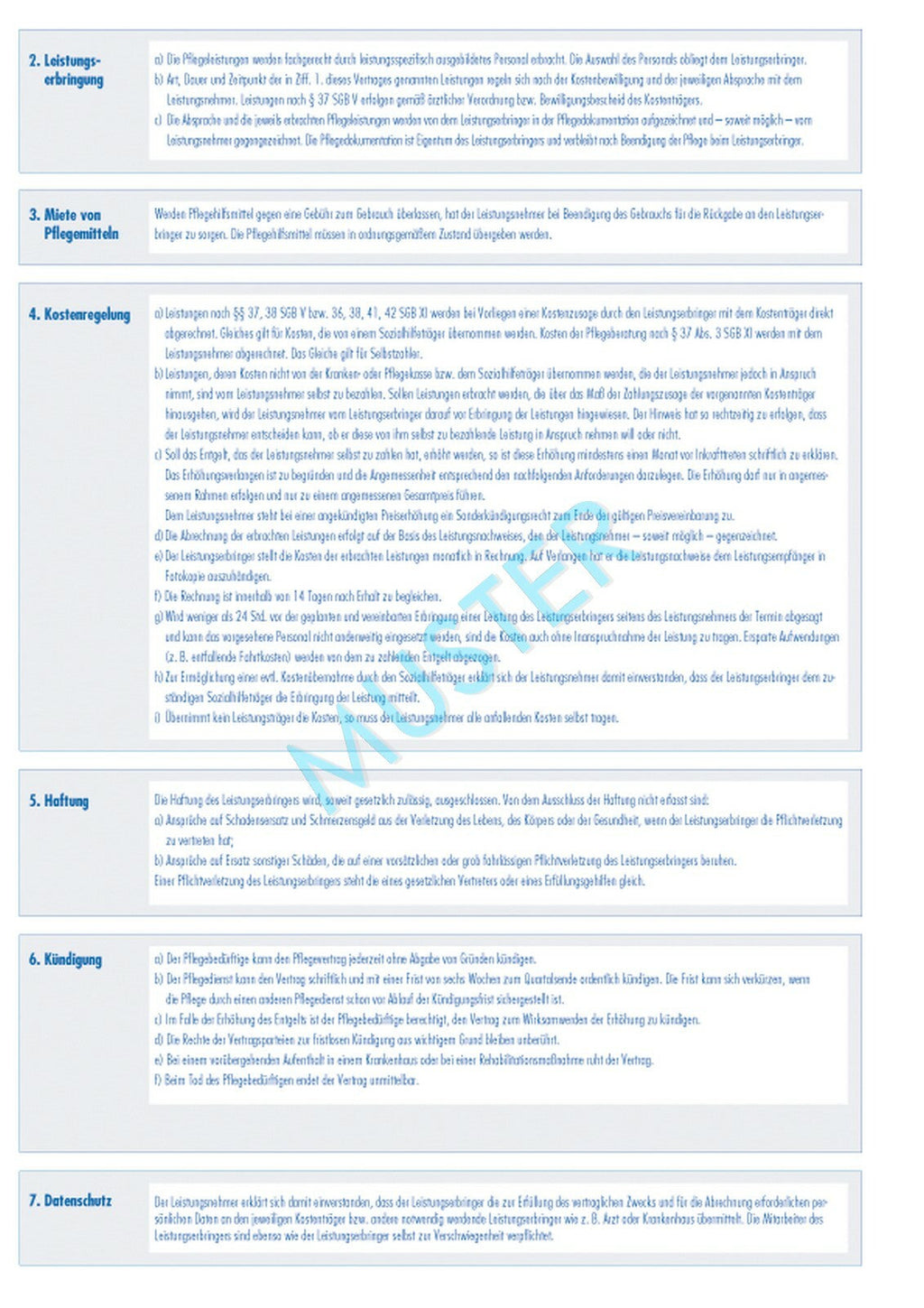 BOI Care Contract Forms 50 pcs 9206-00245