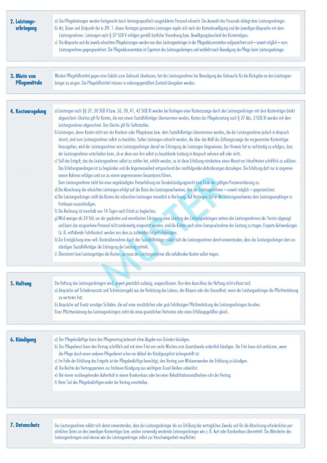 BOI Care Contract Forms 50 pcs 9206-00245