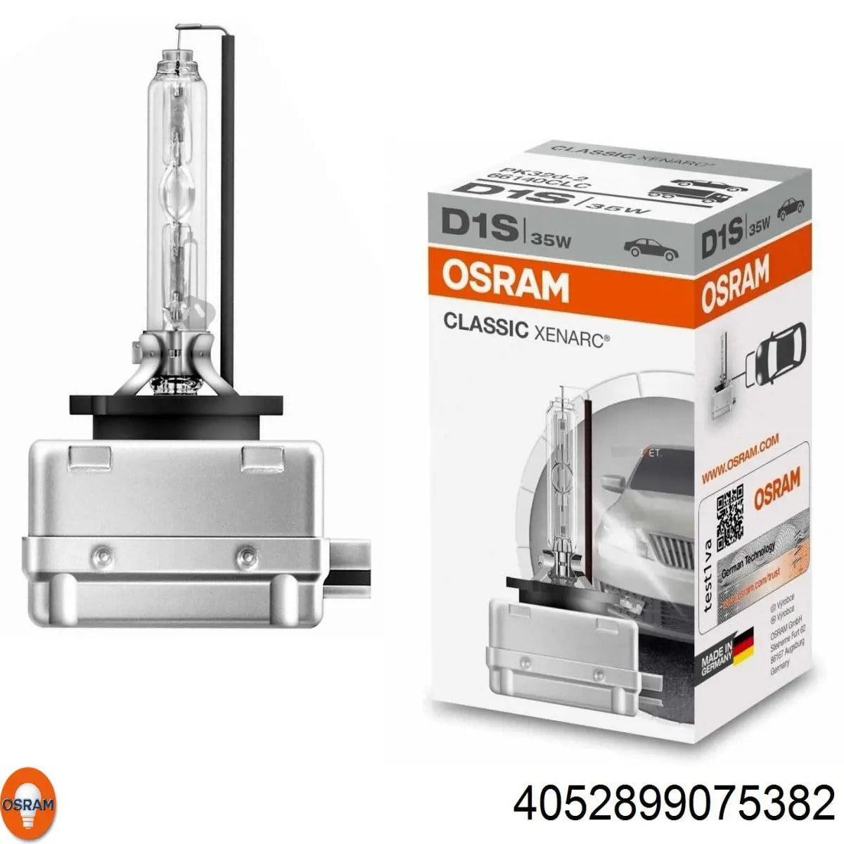 bulb Xenarc Classic 4150K D1S 85V 35W PK32D-2