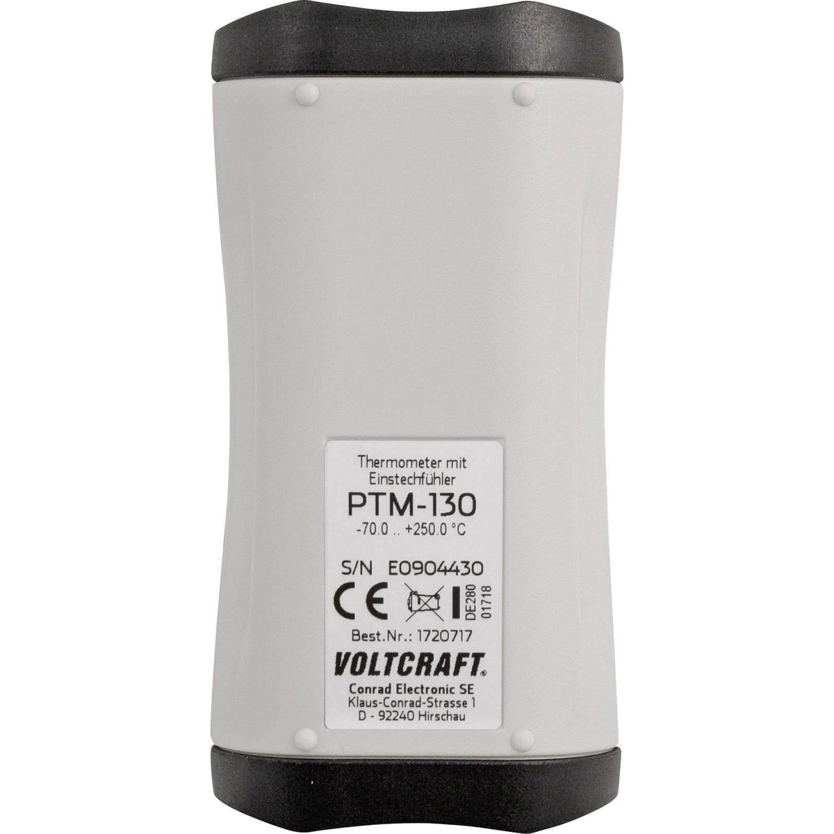 VOLTCRAFT PTM-100 Temperature Meter -200 to 450 °C Pt1000 IP65 VC-8603570