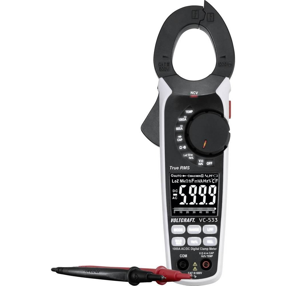 VOLTCRAFT VC-533 Calibrated Current Clamp Digital CAT III 600 V VC-10706630