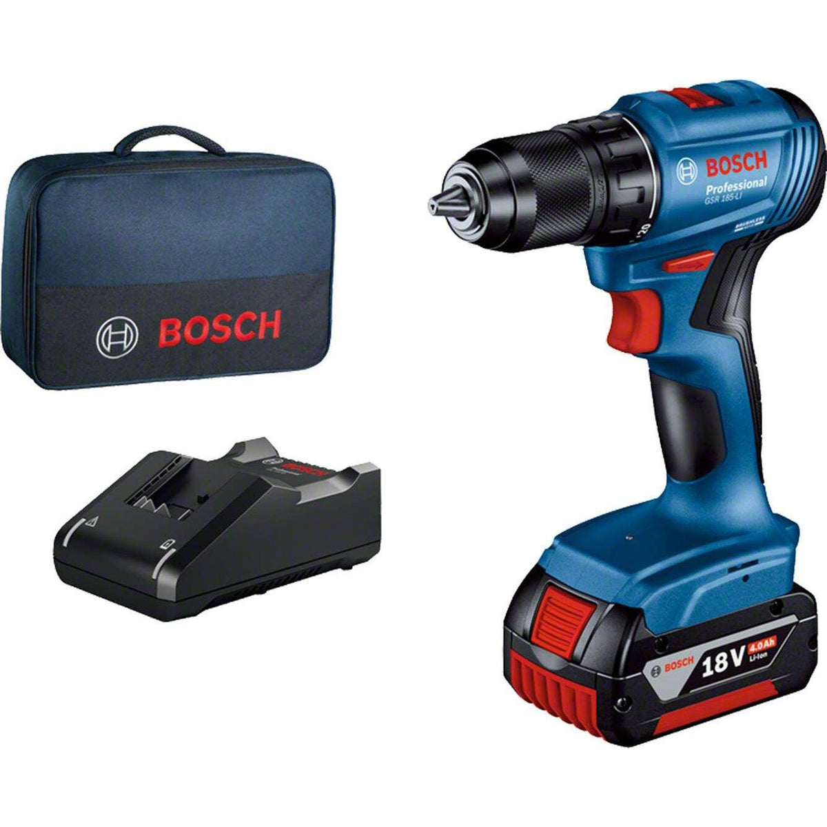 CORDLESS DRILL GSR 185-LI 18V 1X4.0AH