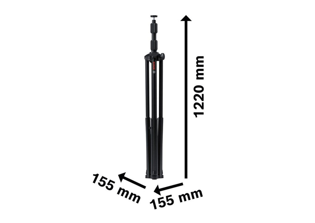Bosch GLT 300-40 Professional Construction Light Stand - Black, 5/8" thread (M10) (06188000MT)