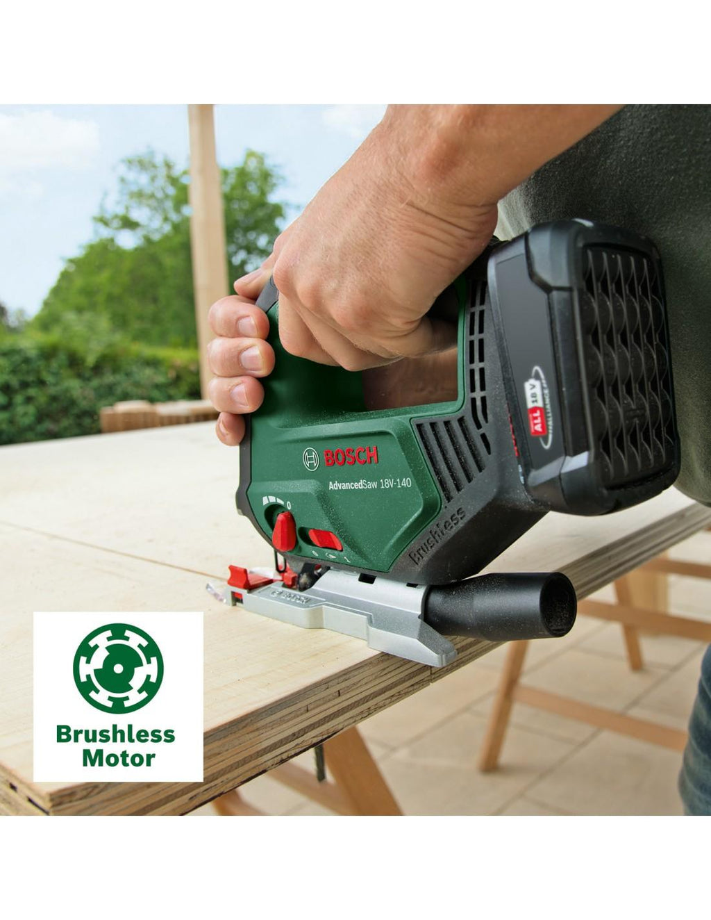 Bosch Cordless Jigsaw AdvancedSaw 18V-140 (603013003)