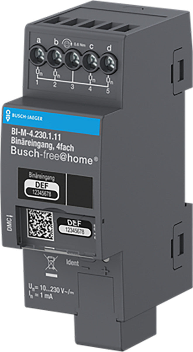 BUSCH JAEGER Binary Input 4-way BI-M-4.230.1.11 2CDG510016R0021