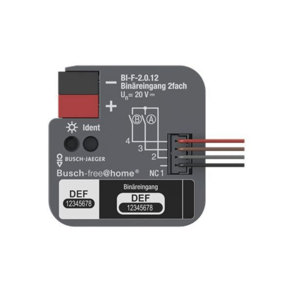 BUSCH JAEGER BJ Binary Input 2-Way UP BI-F-2.0.12 (2CDG510023R0021)