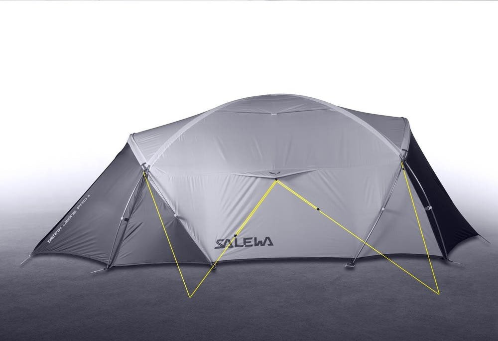 Namiot 3-osobowy Salewa Latitude III - cactus/grey