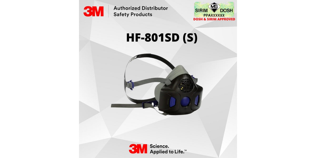 3 M HF-801SD Reusable Respirator Half Mask Air Purifying Respirator HF-801SD