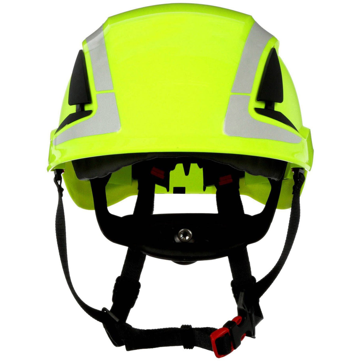 3 M X5014V-CE Protective Helmet with UV Sensor, Reflective, Ventilated Neon Green EN 397, EN 12492 (X5014V-CE)