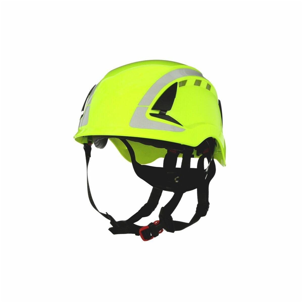 3 M X5014V-CE Protective Helmet with UV Sensor, Reflective, Ventilated Neon Green EN 397, EN 12492 (X5014V-CE)