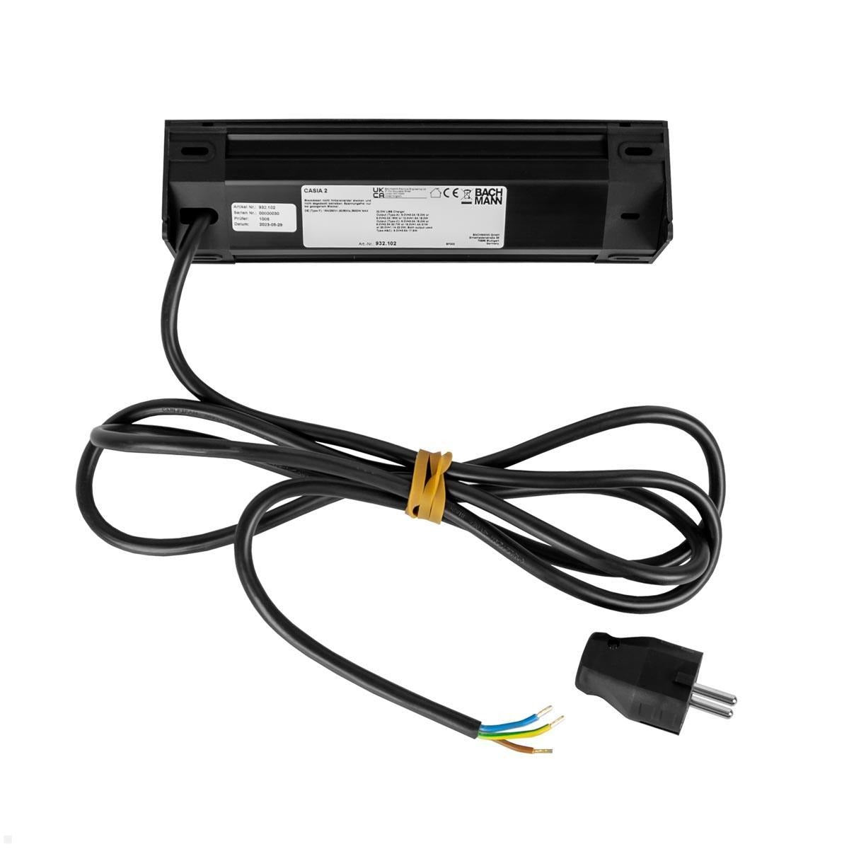BACHMANN CASIA 2 Power Strip 2xCEE7/3 1xUSB A/C 22W (932.102)
