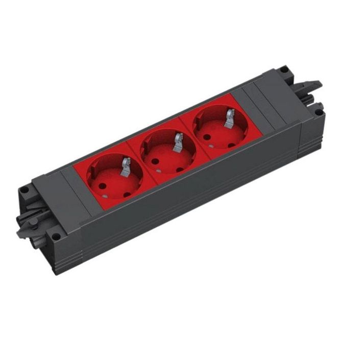 Bachmann DESK 3xCEE7/3 2x CM-CAT6A Power Strip (BM0010727)