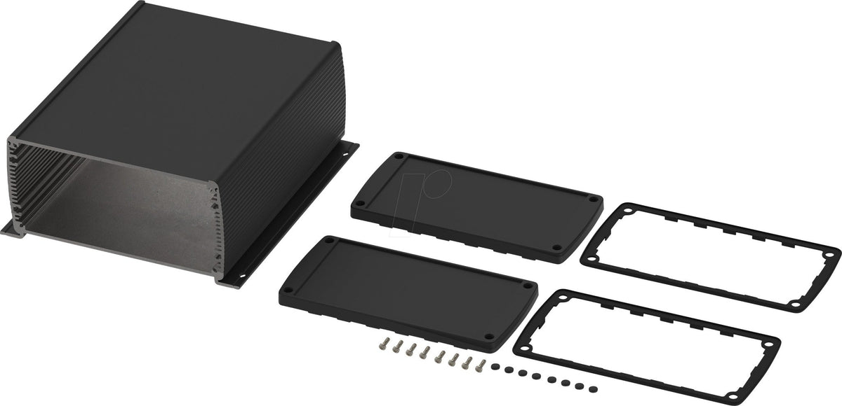 Bopla ABPH 1680-0200 WL ALUBOS_SET Profile Housing - Aluminum Black (RAL 9005) (84368200.HMT1)