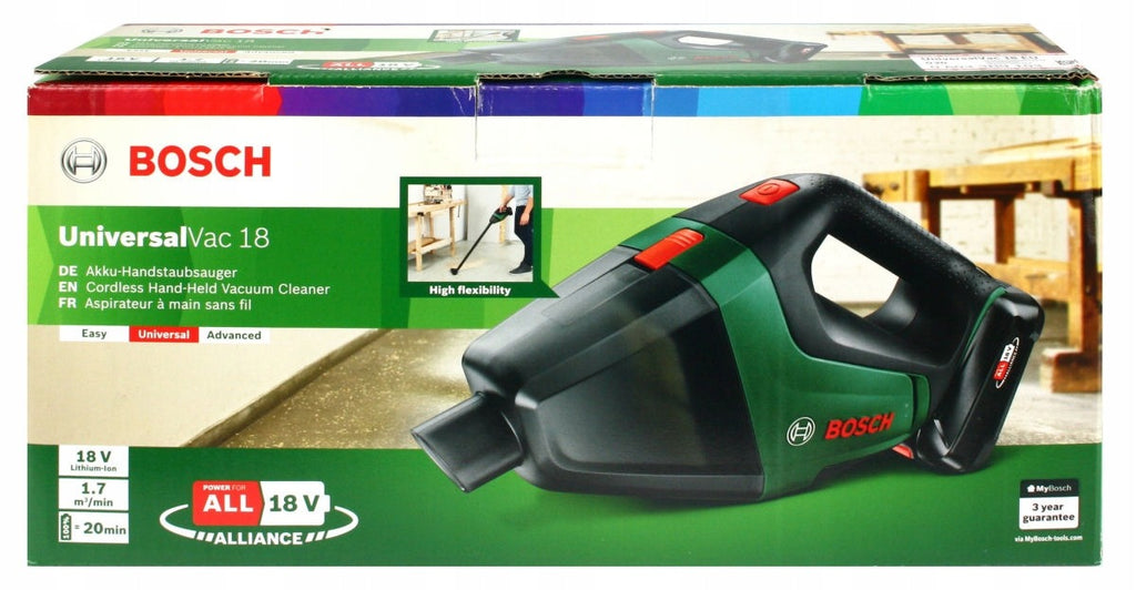 Bosch Home and Garden UniversalVac 18 - Handheld Vacuum Cleaner - No Battery 06033B9102