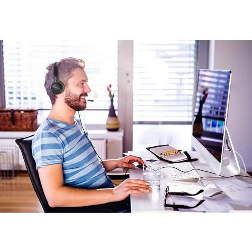 Renkforce RF-HS-360 USB Stereo On Ear Headset Black (RF-4737358)