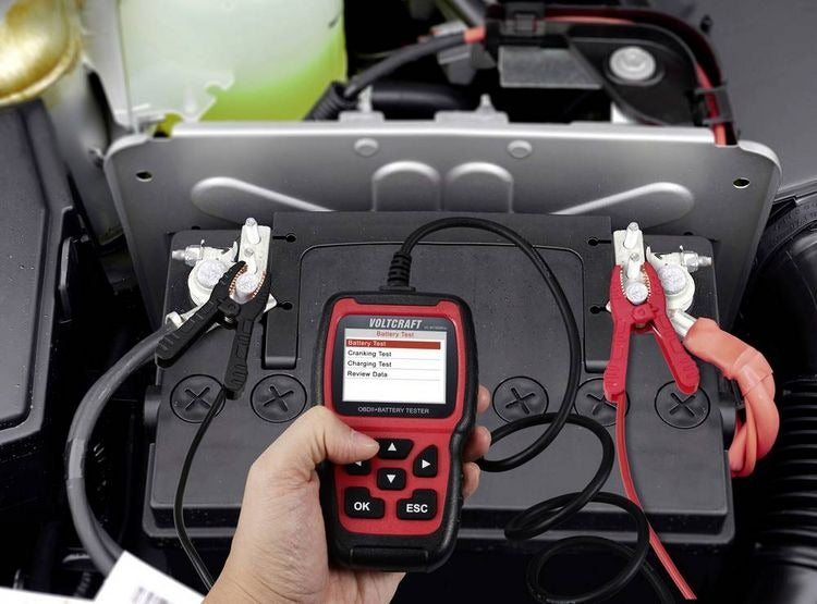 Voltcraft VC-BT300Pro OBD II Diagnostic Tool with Battery Test (VC-16740120)