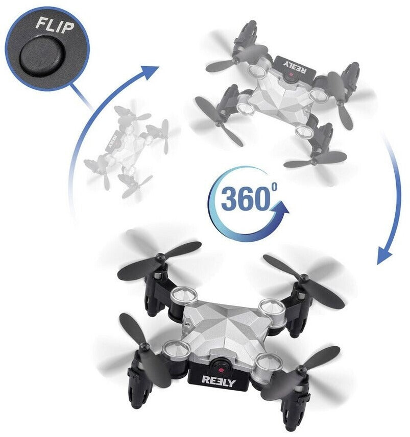 Reely Suitcase Mini Drone Quadcopter RTF Beginner Camera Flight RE-10206195