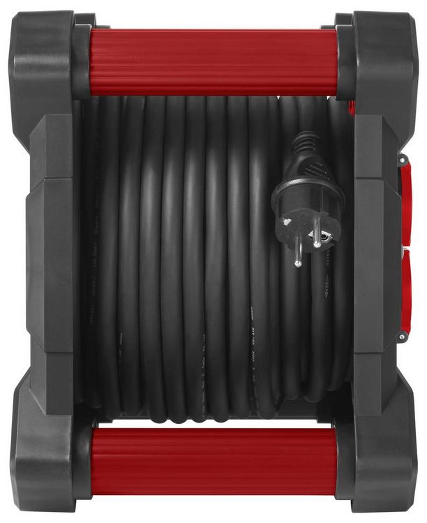 Sygonix SY-10236126 Cable Reel Black with Schuko Plug