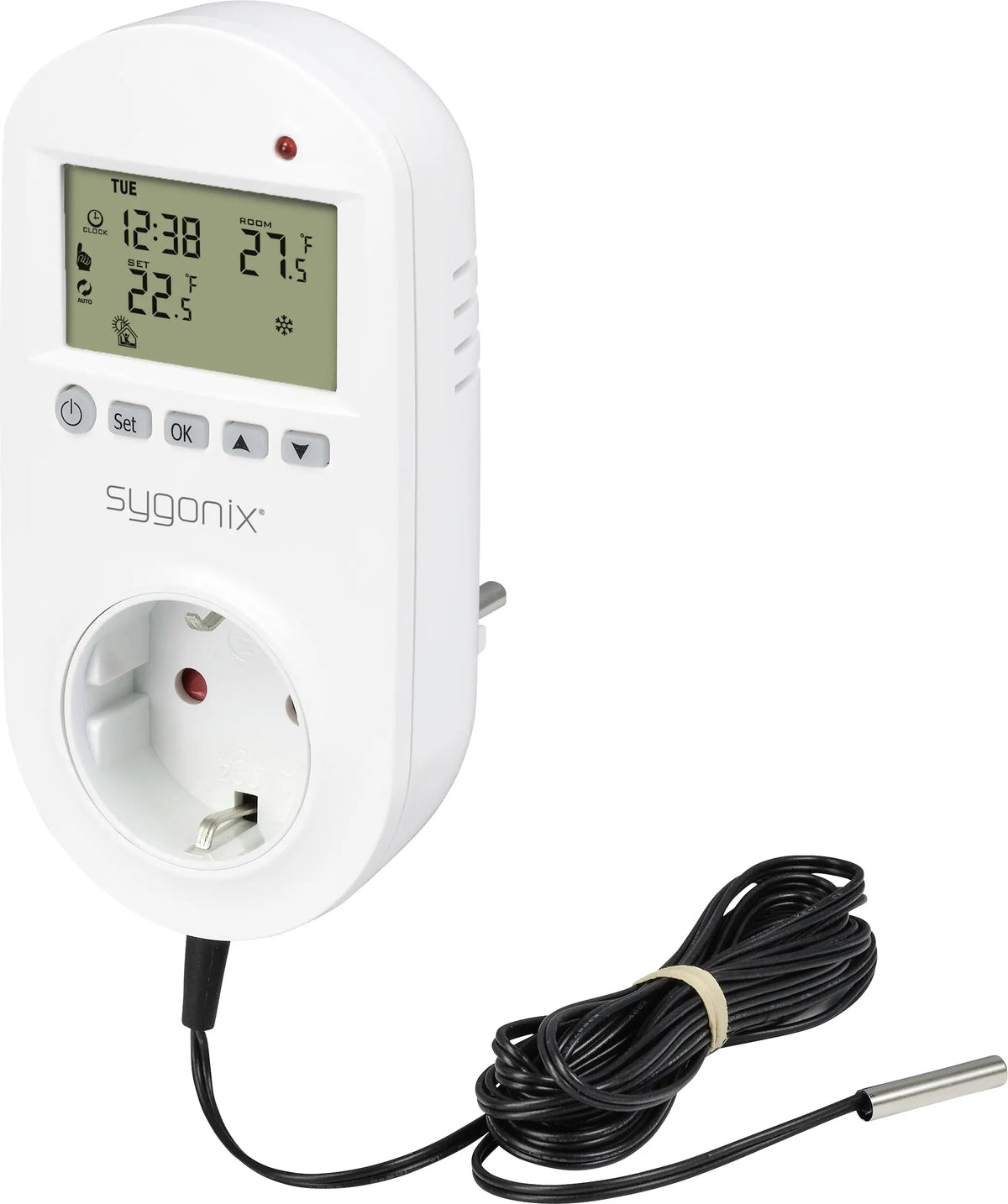 Sygonix SY-6824098 - Universal Thermostat - Plug-in - Weekly Program