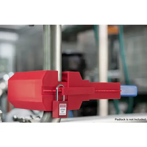 Sygonix Locking Mechanism 110 mm Red Ball Valve DN50-DN200 SY-6872676