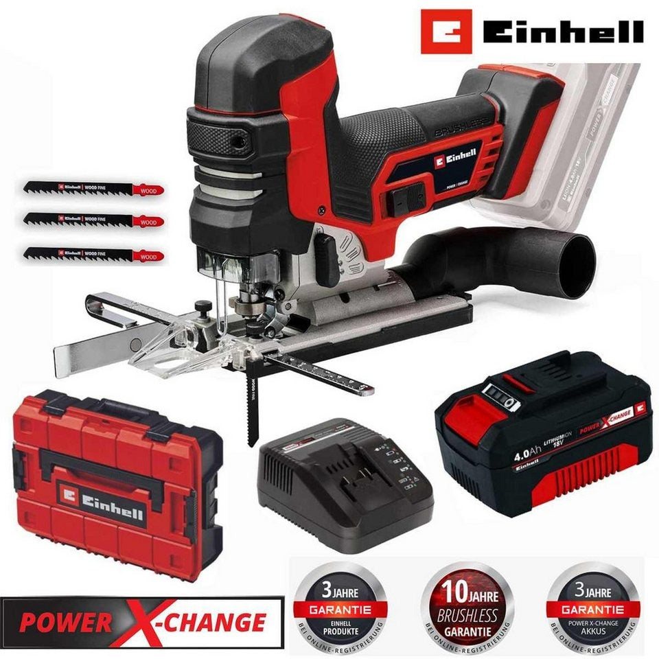 Einhell Cordless Jigsaw TP-JST 18/135 Li BL - Brushless - Without Battery and Charger