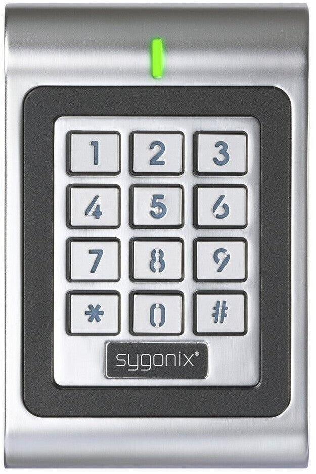 Sygonix Code Keypad RFID 12/18V DC IP66 Surface Mount Black SY-6879940