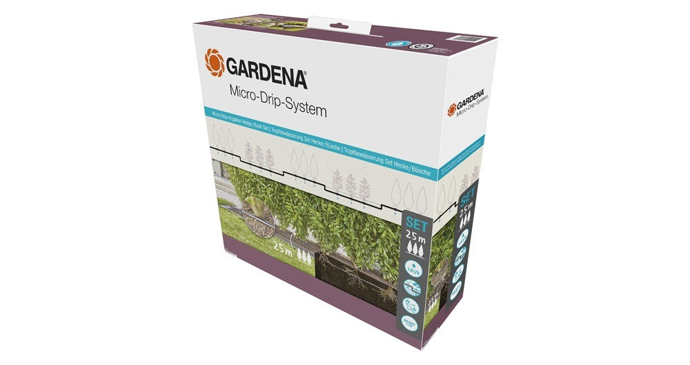 Gardena Micro-Drip-Irrigation Hedge/Bush - Micro-Drip-System Set (13500-20)