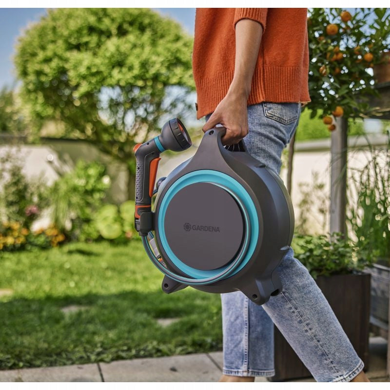 GARDENA MoveMatic Hose Reel 12.5 m + 1.5 m - 18690-20