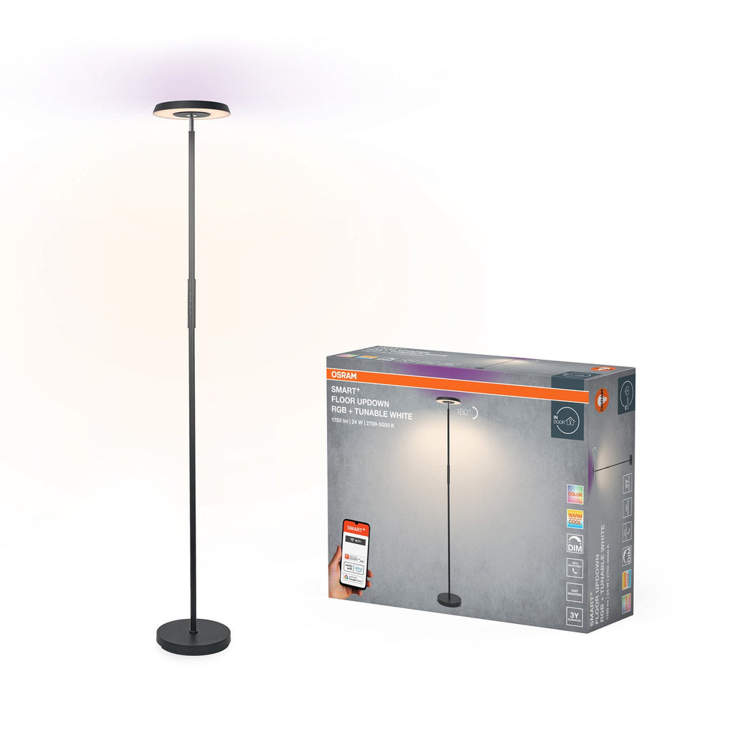 OSRAM SMART WIFI FLOOR UPDOWN RGBTW RC BK 24W Wi-Fi Decorative Lamp