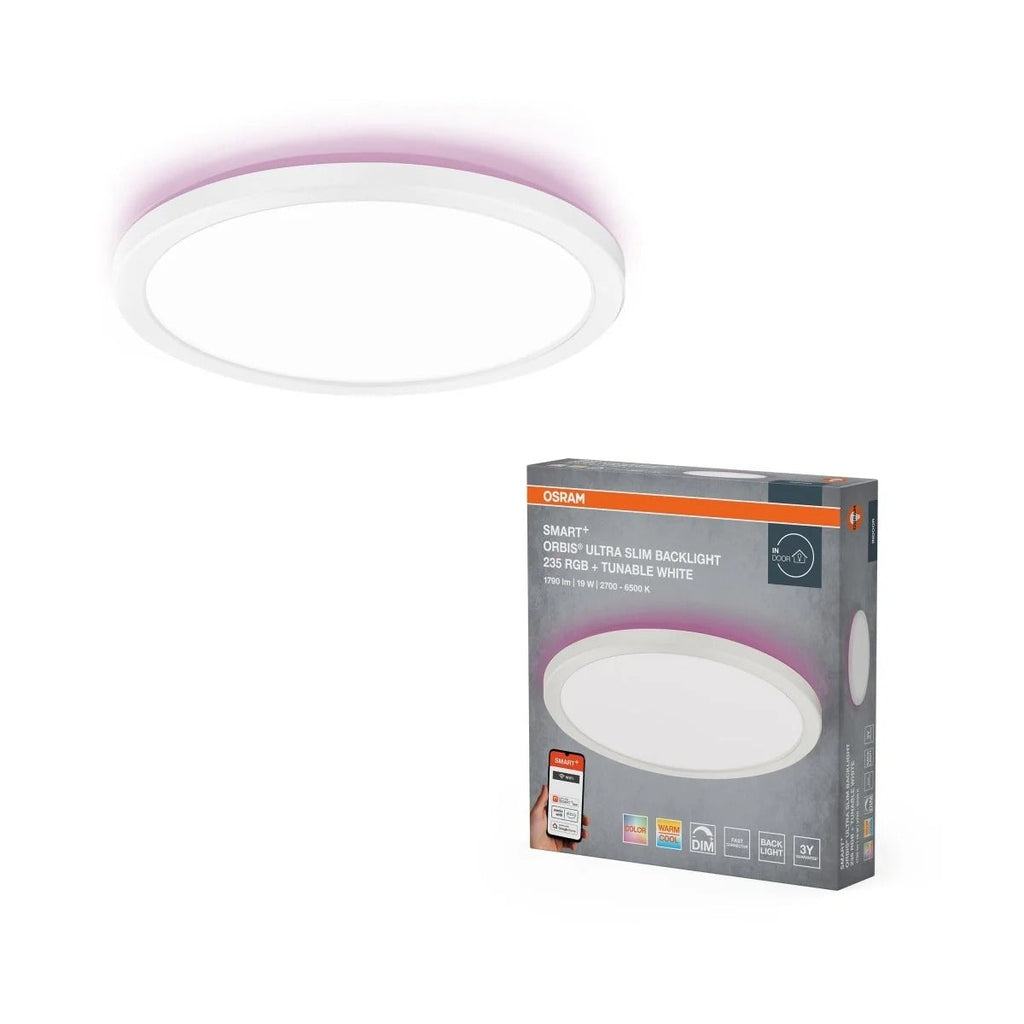 OSRAM SMART+ ORBIS ULTRA SLIM BACKLIGHT 235 RGB TW WT 19W Wi-Fi Decorative Lamp