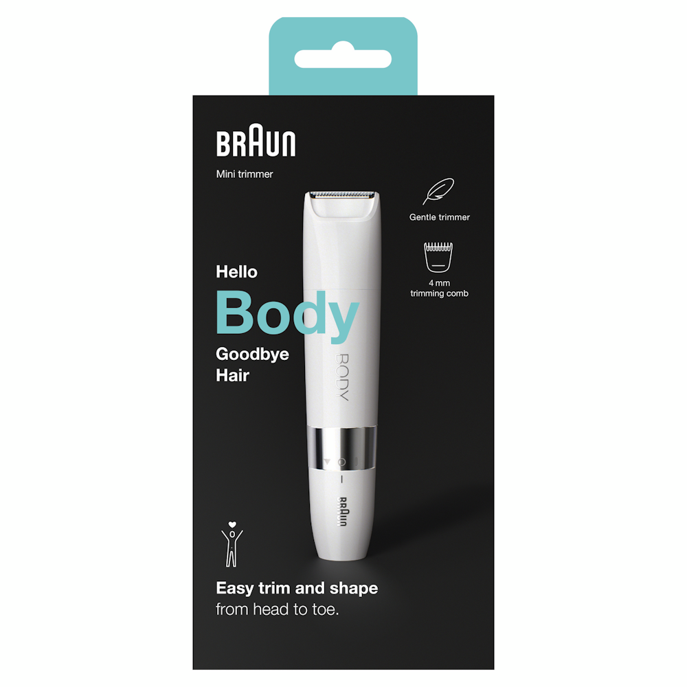 Braun BS1000 Mini Hair Trimmer - Rechargeable - Waterproof