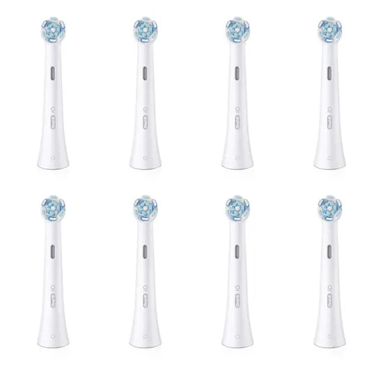 Braun Oral-B iO Ultimate Cleaning Replacement Brush Heads - White - 8 pcs.