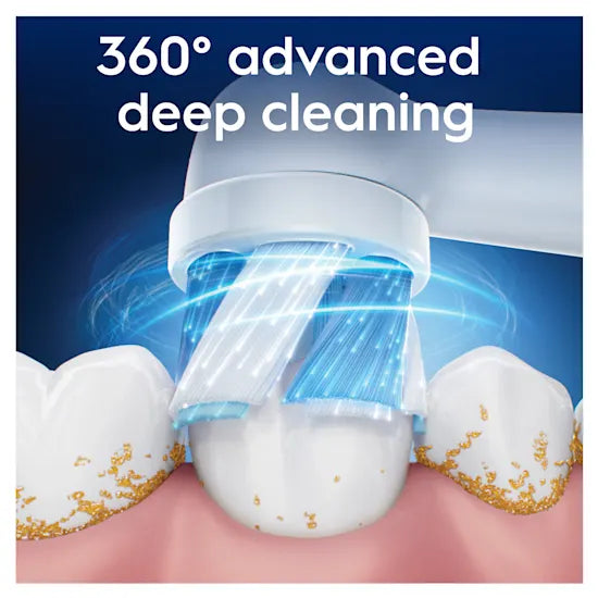 Braun Oral-B iO Ultimate Cleaning Replacement Brush Heads - White - 8 pcs.