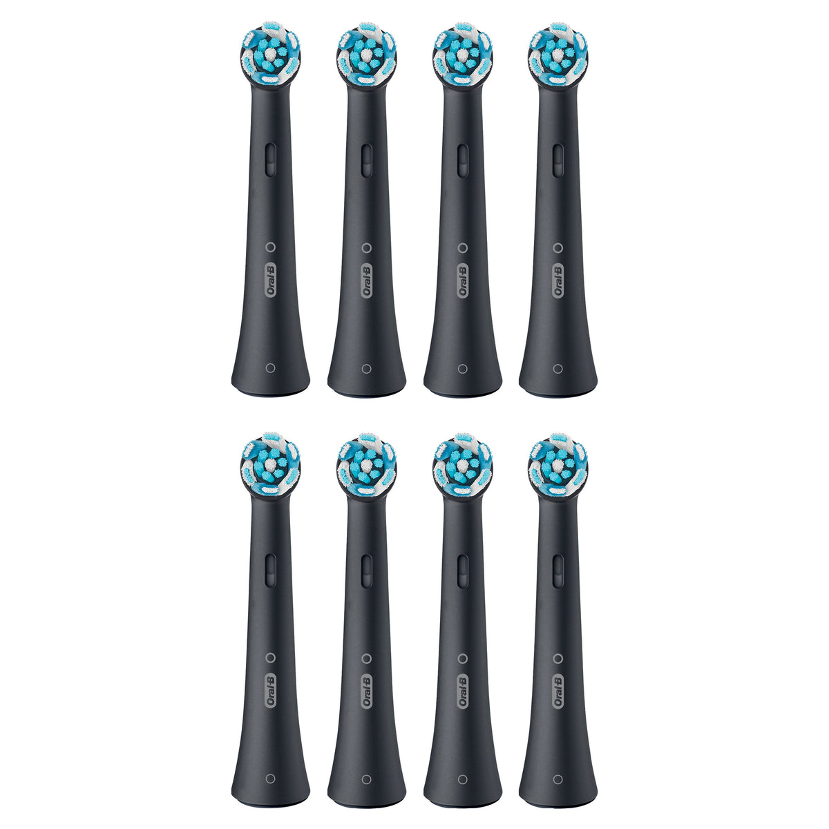 Braun Oral-B iO Ultimate Cleaning Replacement Brush Heads Black 8 pcs.