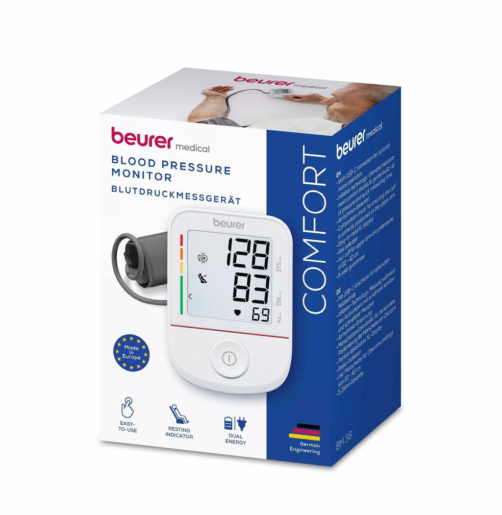 Beurer Blood Pressure Monitor - Fully Automatic Upper Arm Measurement with Arrhythmia Indicator - 103.61