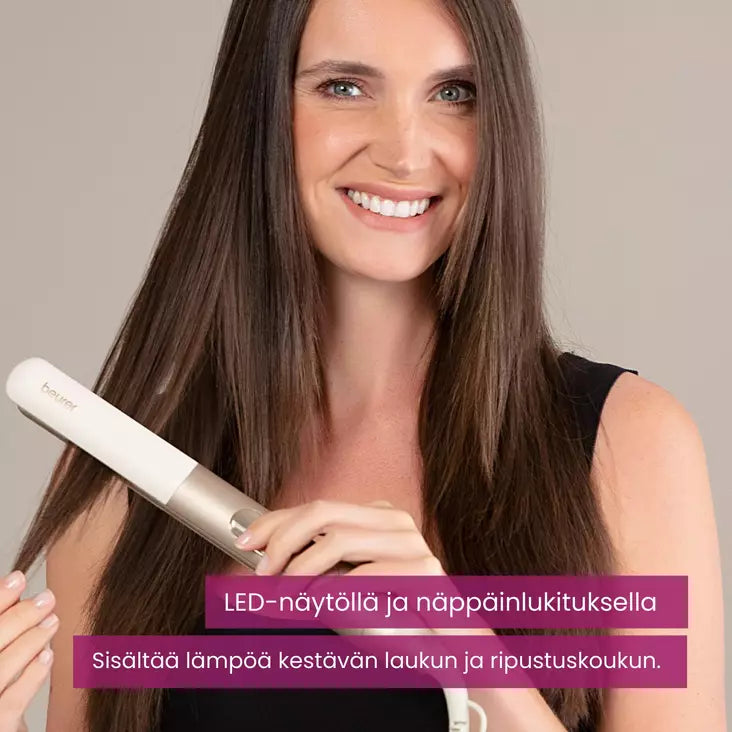 Beurer HS 70 ICONIC Pro Hair Straightener - 100-220°C - Model 104.09