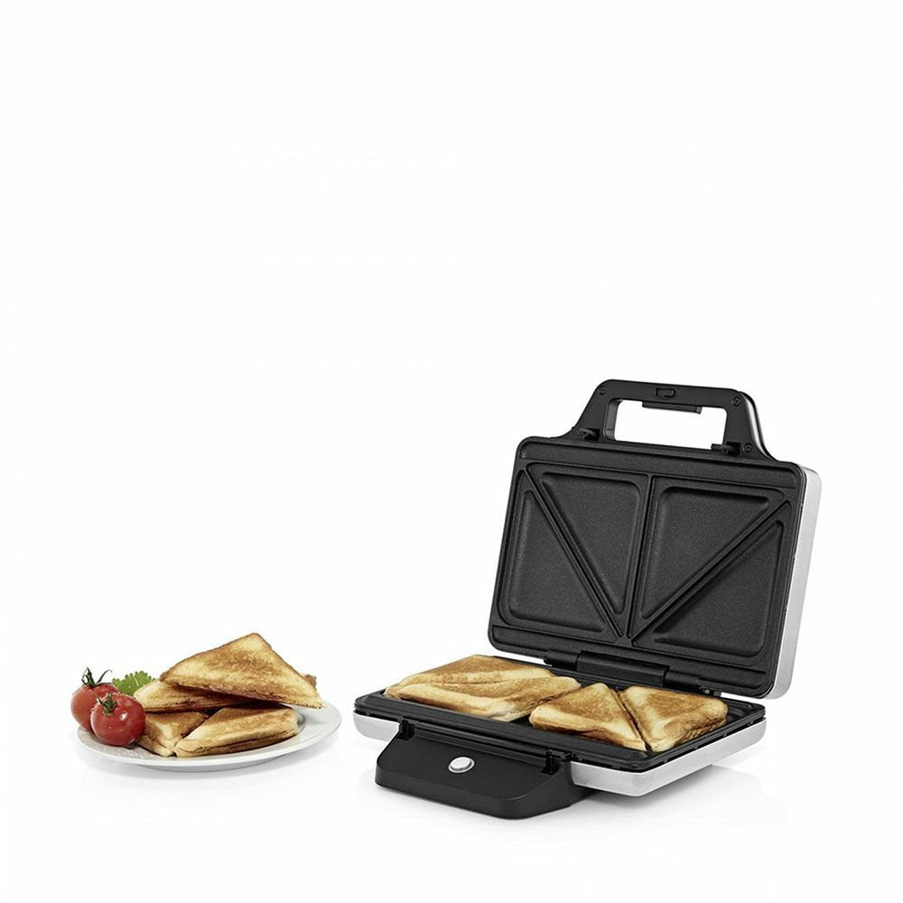 WMF LONO Sandwich Toaster, Stainless Steel, 870W, 220-240V